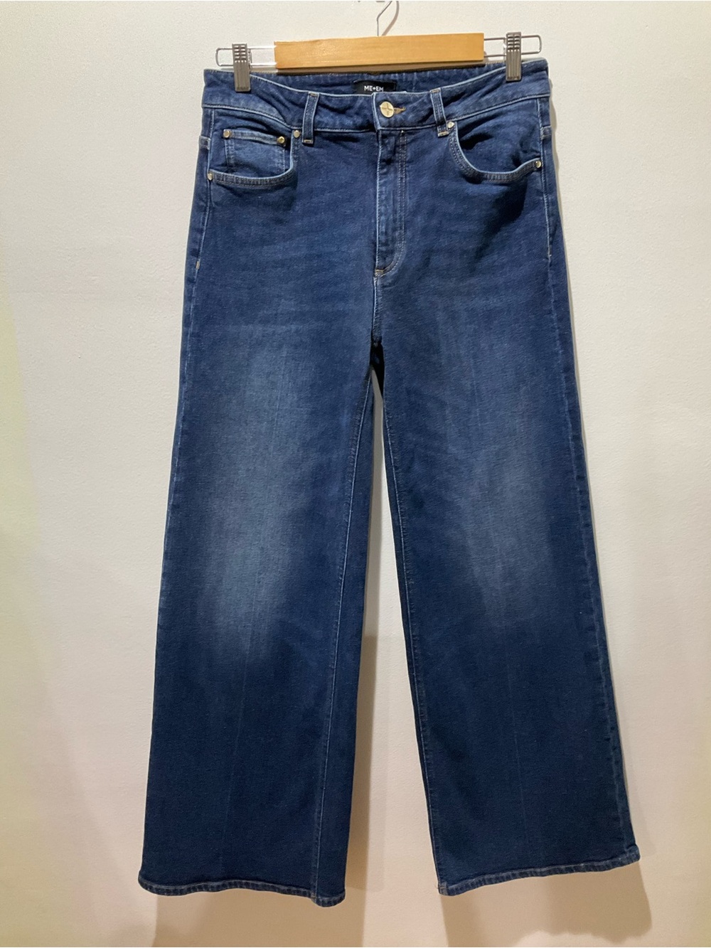 ME+EM Ultimate Wide-Leg Jeans, Sz 28